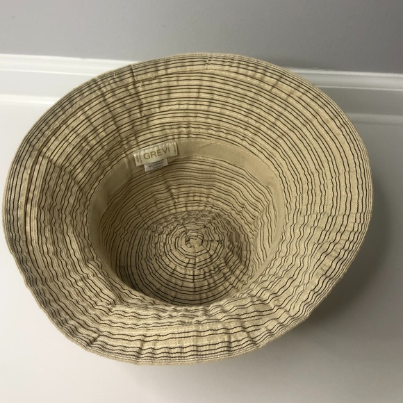 NWOT Grevi Multicolor Striped Cotton Blend Hat main image 5